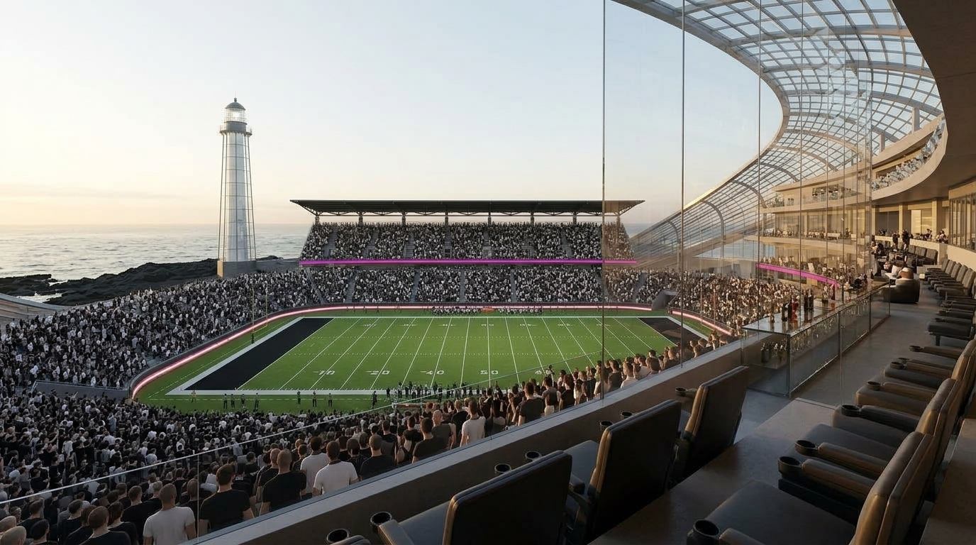 Anchor Club: The 400 level, indoor club behind you