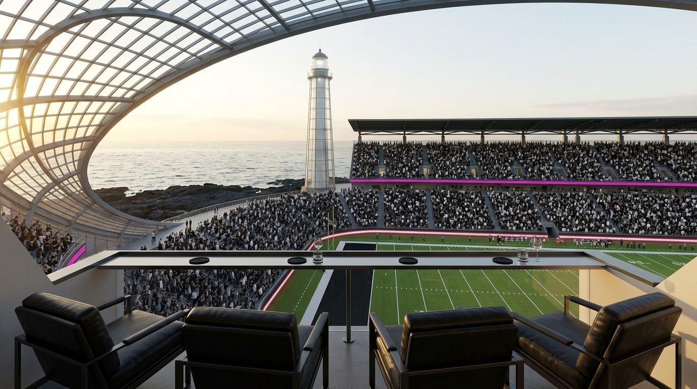Lava Loge: A private box for four on the 500 level