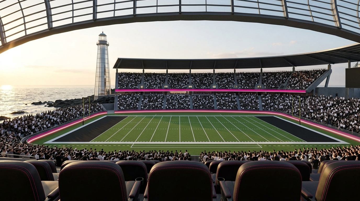 Premium Midfield: The 50-yard line, lower bowl